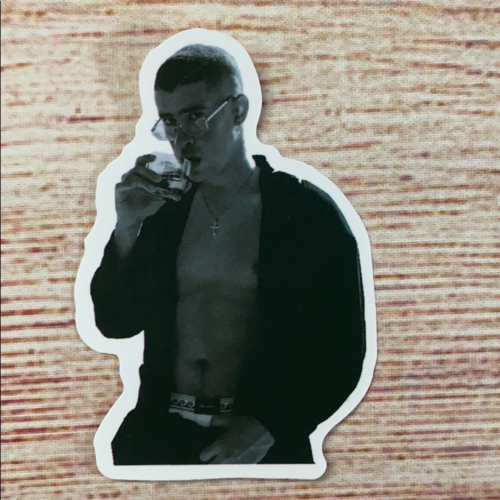 Bad bunny sticker matte finish brand new.